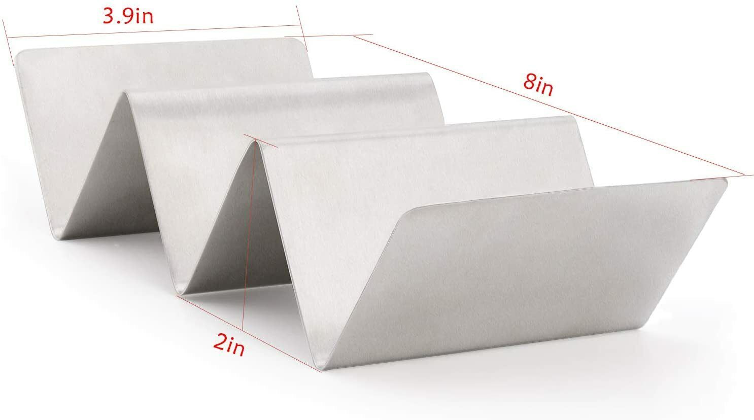 Taco Holder Stand (Stainless Steel)
