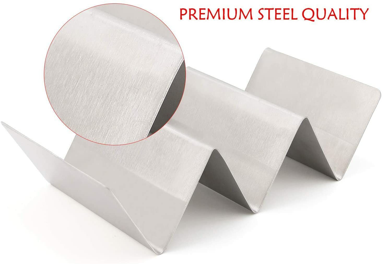 Taco Holder Stand (Stainless Steel)