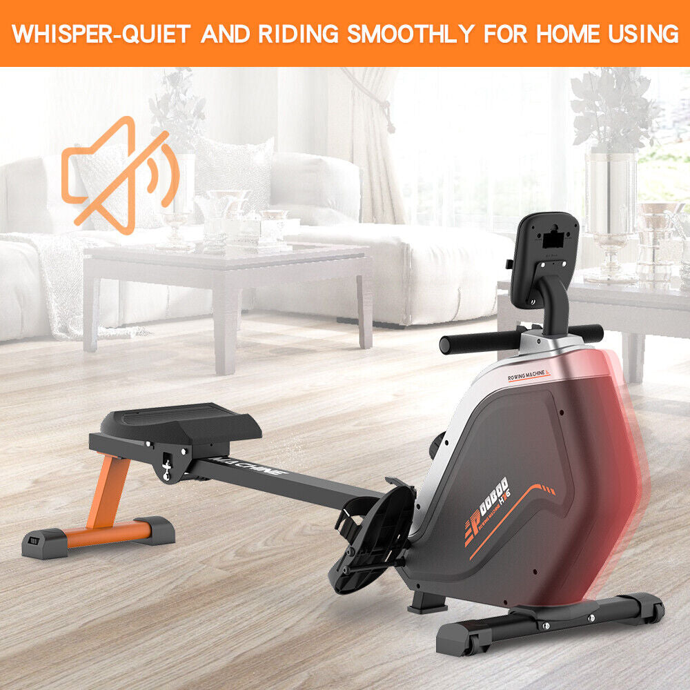 Magnetic Row Rowing Machine Rower 16 Levels Cardio Home Gym Exercise Equipment