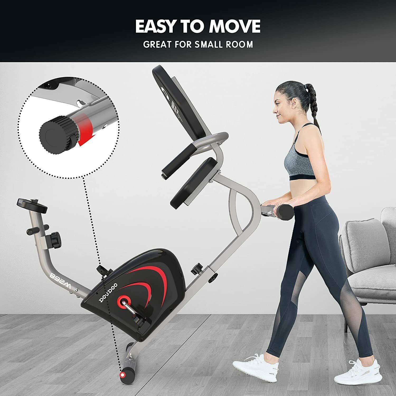 Recumbent Stationary Exercise Bike