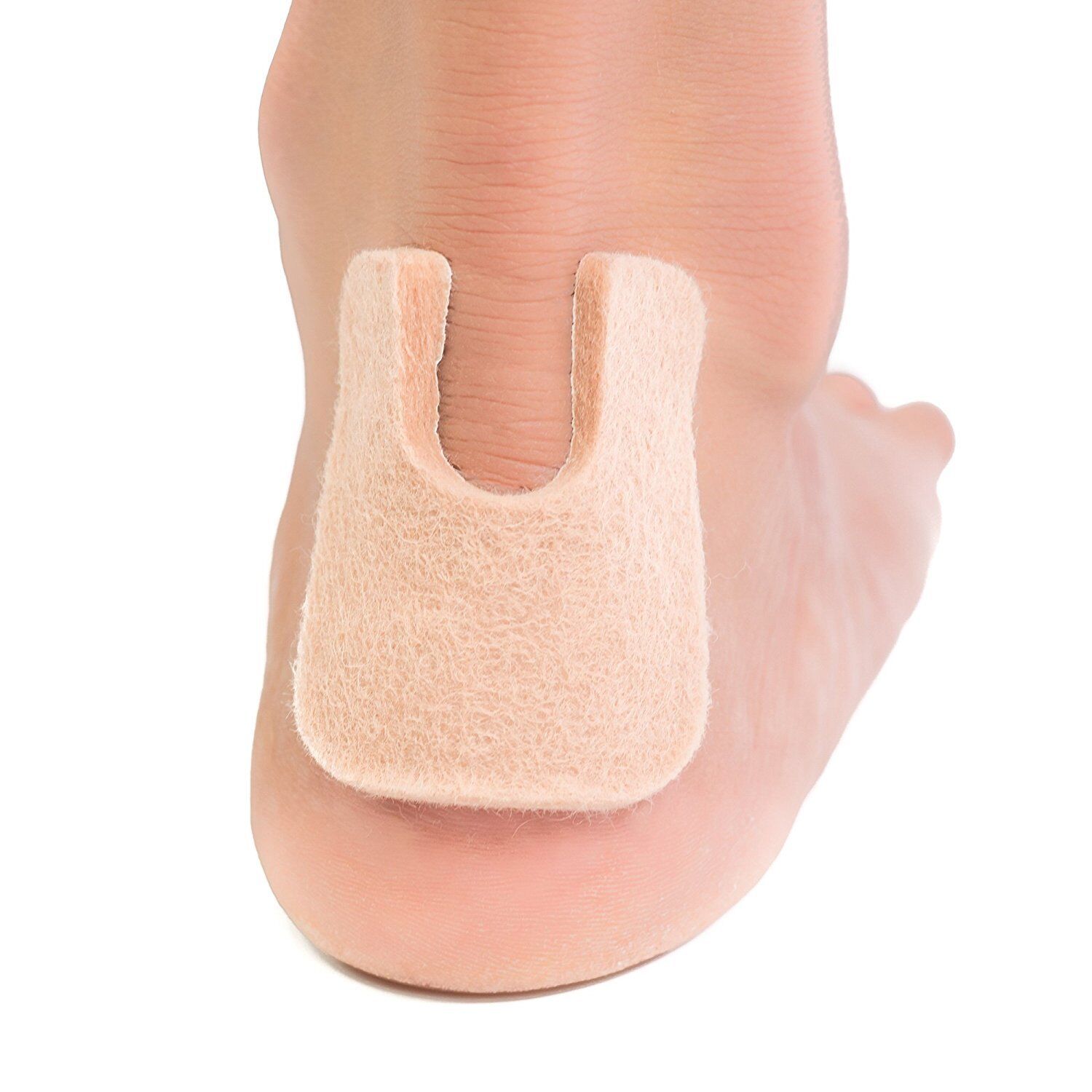 Zentoes Felt Callus Pads 24 Pack U-Shaped Self Stick Foot Cushions USA SELLER
