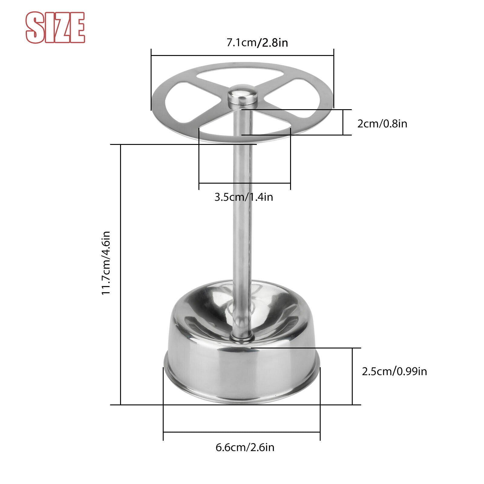 Stainless Steel Toothbrush Stand
