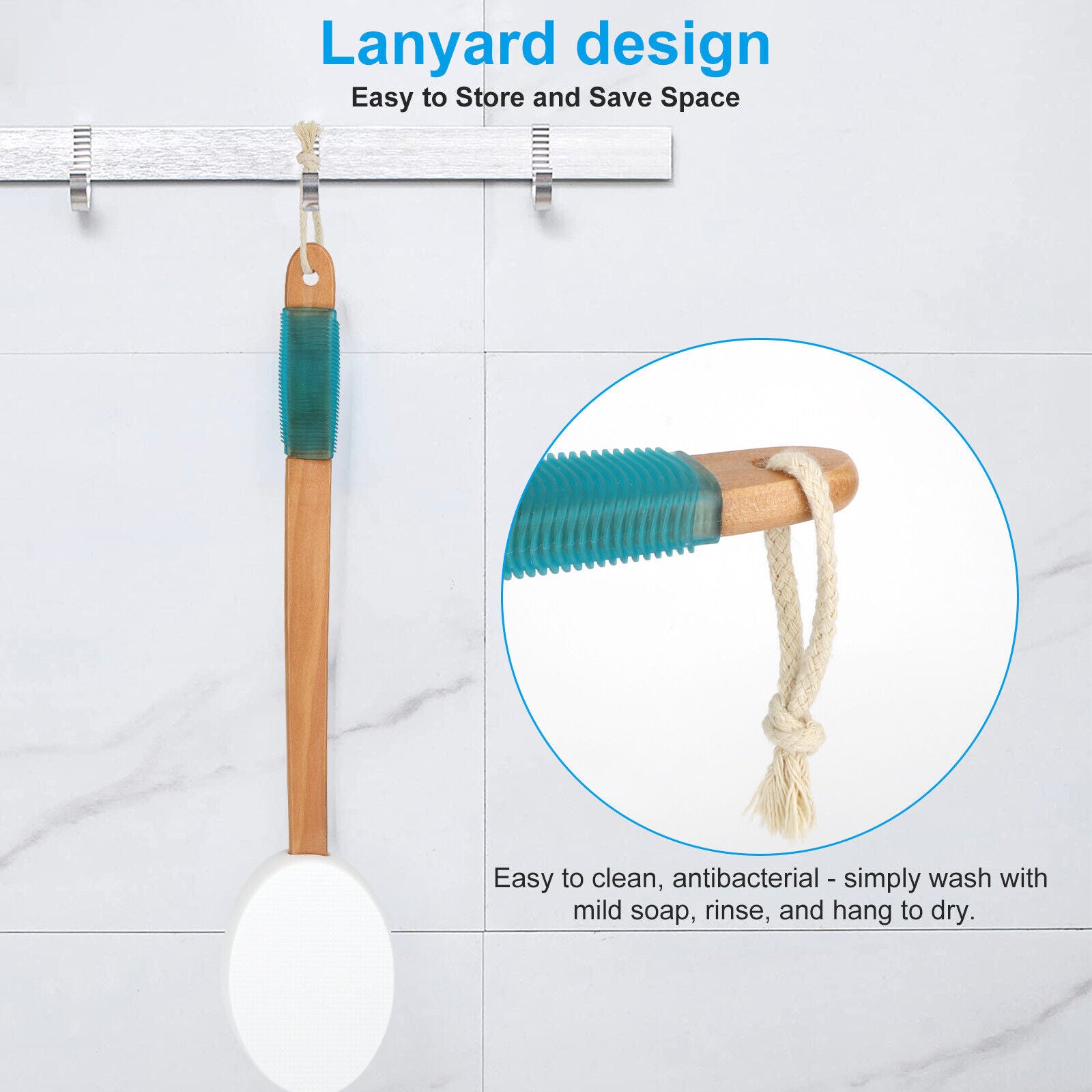Long-Handle Lotion Applicator Brush for Your Back