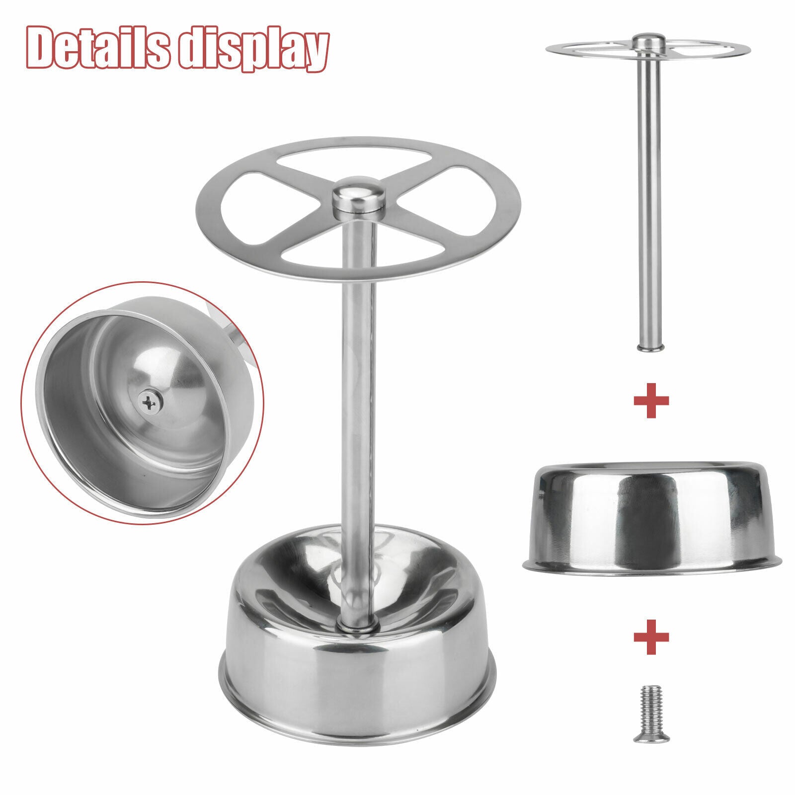 Stainless Steel Toothbrush Stand