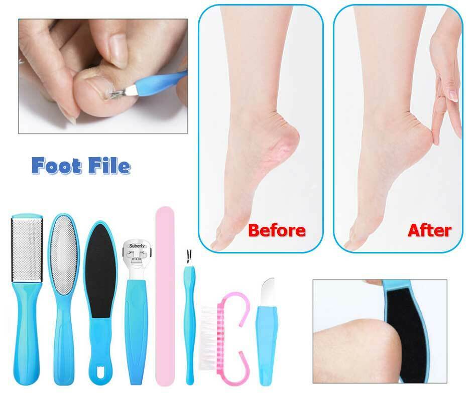 10 Piece Pedicure Tool Set