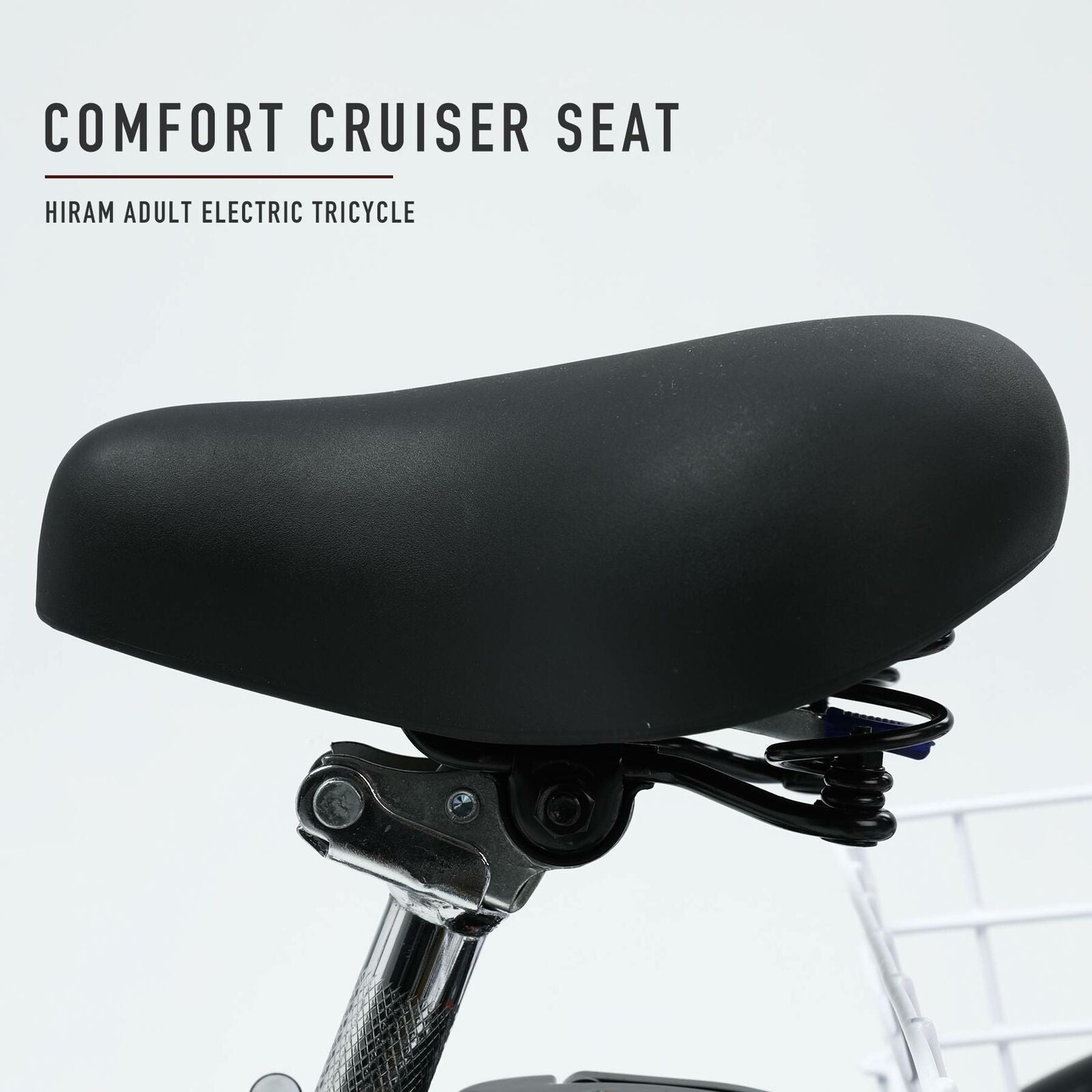 Adult Electric Tricycle with Lithium Battery & Basket