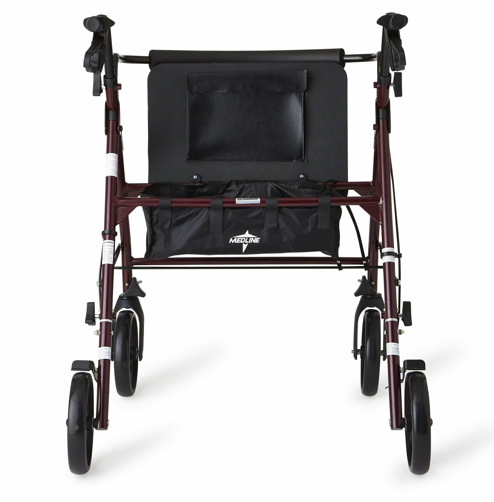 Heavy Duty Steel Bariatric Rollator - 500 lb Weight Capacity