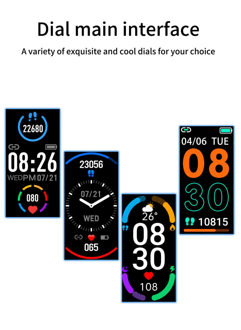 Fitness Tracker with Blood Pressure & Heartrate