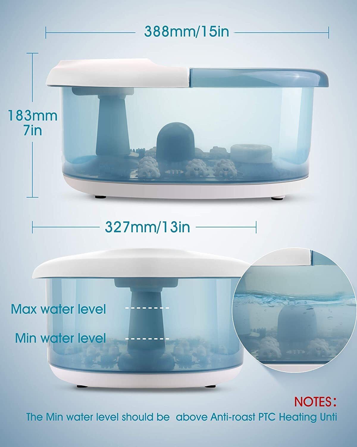 Foot Spa Bath Heat Massager
