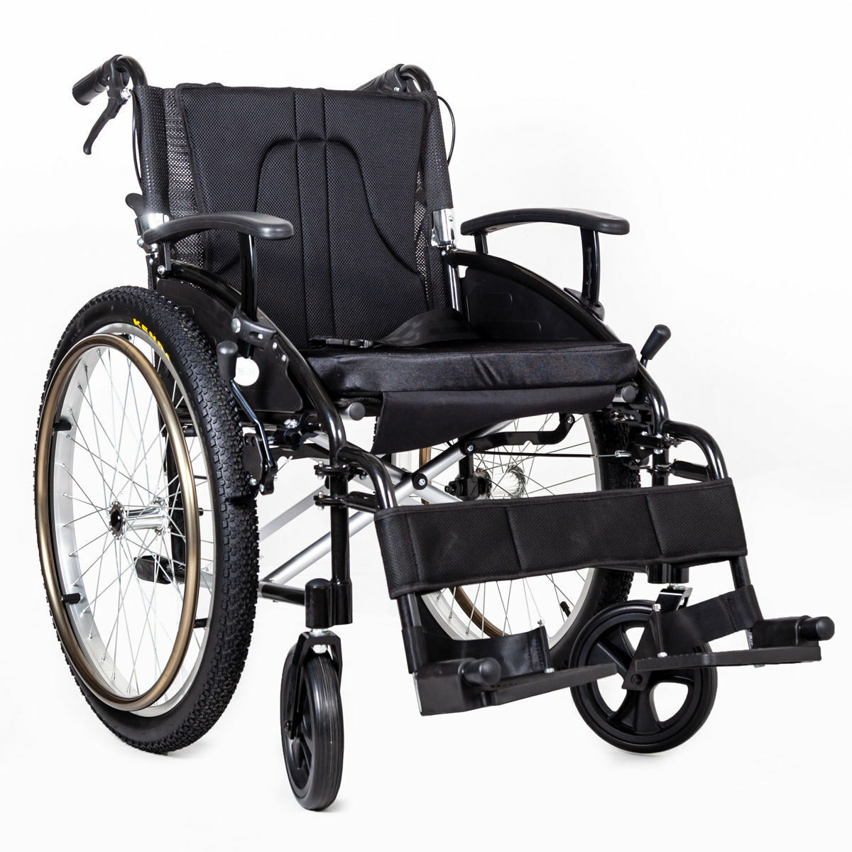 Self-Propelled Outdoor All-Terrain Folding Wheelchair
