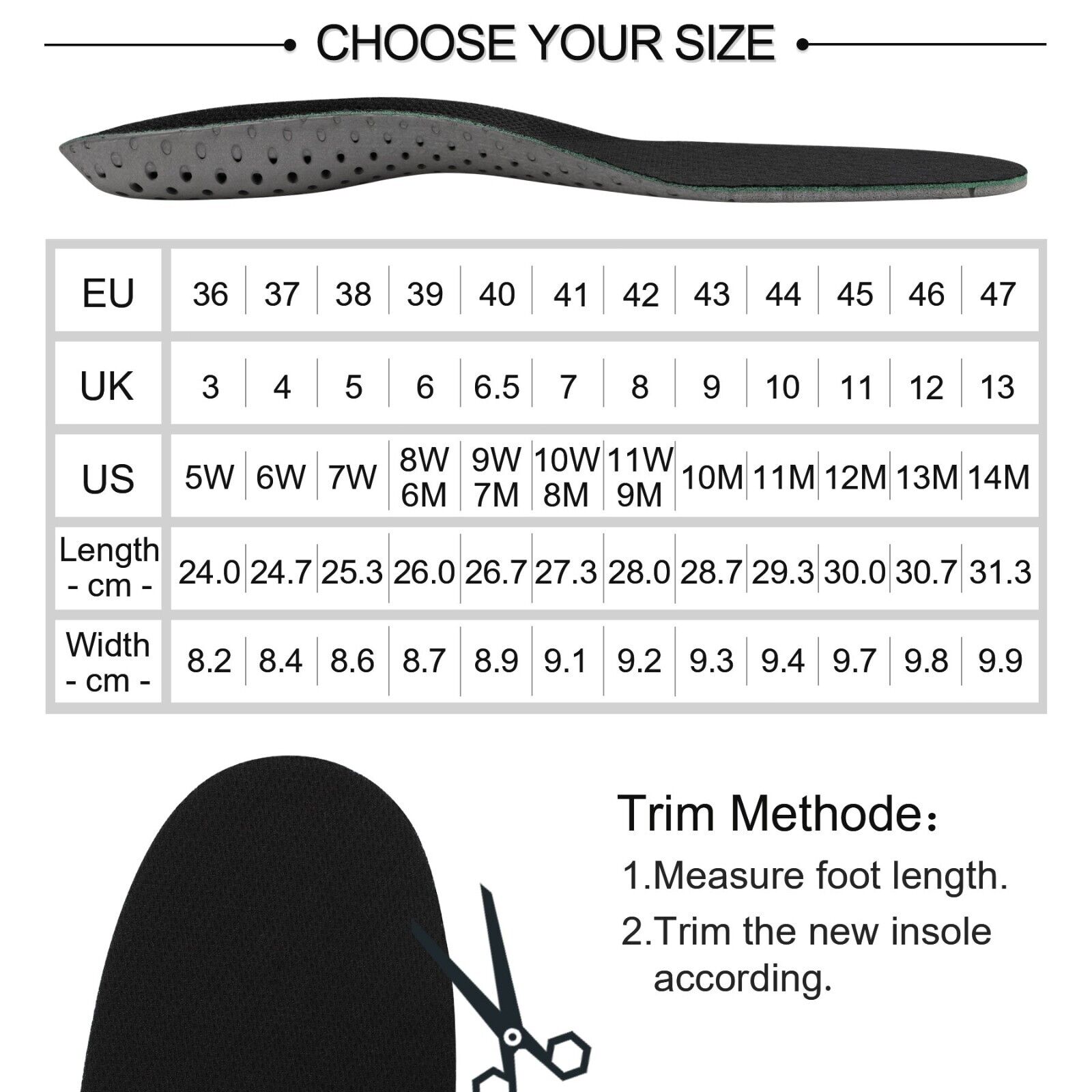 Orthotic Insoles Shoe Inserts - Arch Support