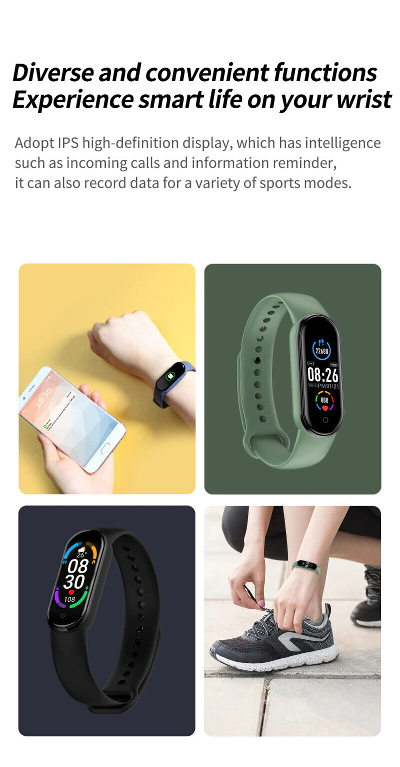 Fitness Tracker with Blood Pressure & Heartrate