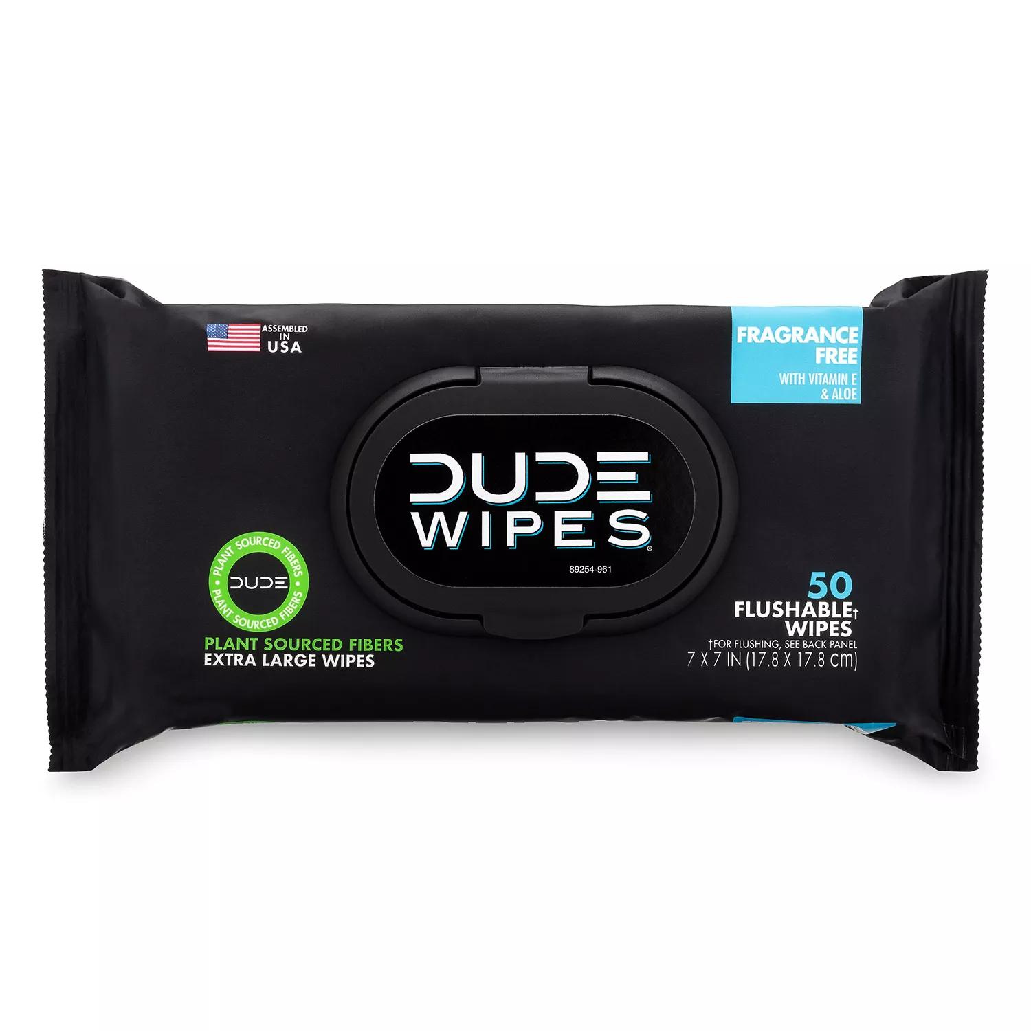 DUDE Wipes, Flushable Wipes, Extra Large and Fragrance-Free Wipes (400 Ct.)