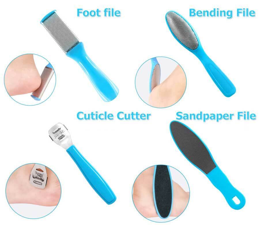 10 Piece Pedicure Tool Set