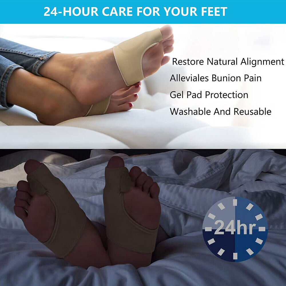 Big Toe Bunion Corrector Splint Straightener Foot Pain Relief Hallux Valgus