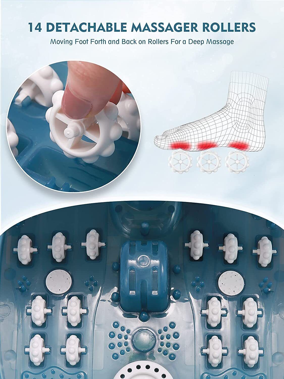 Foot Spa Bath Heat Massager