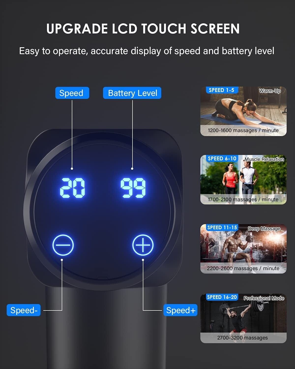 Massage Gun Deep Tissue Massager