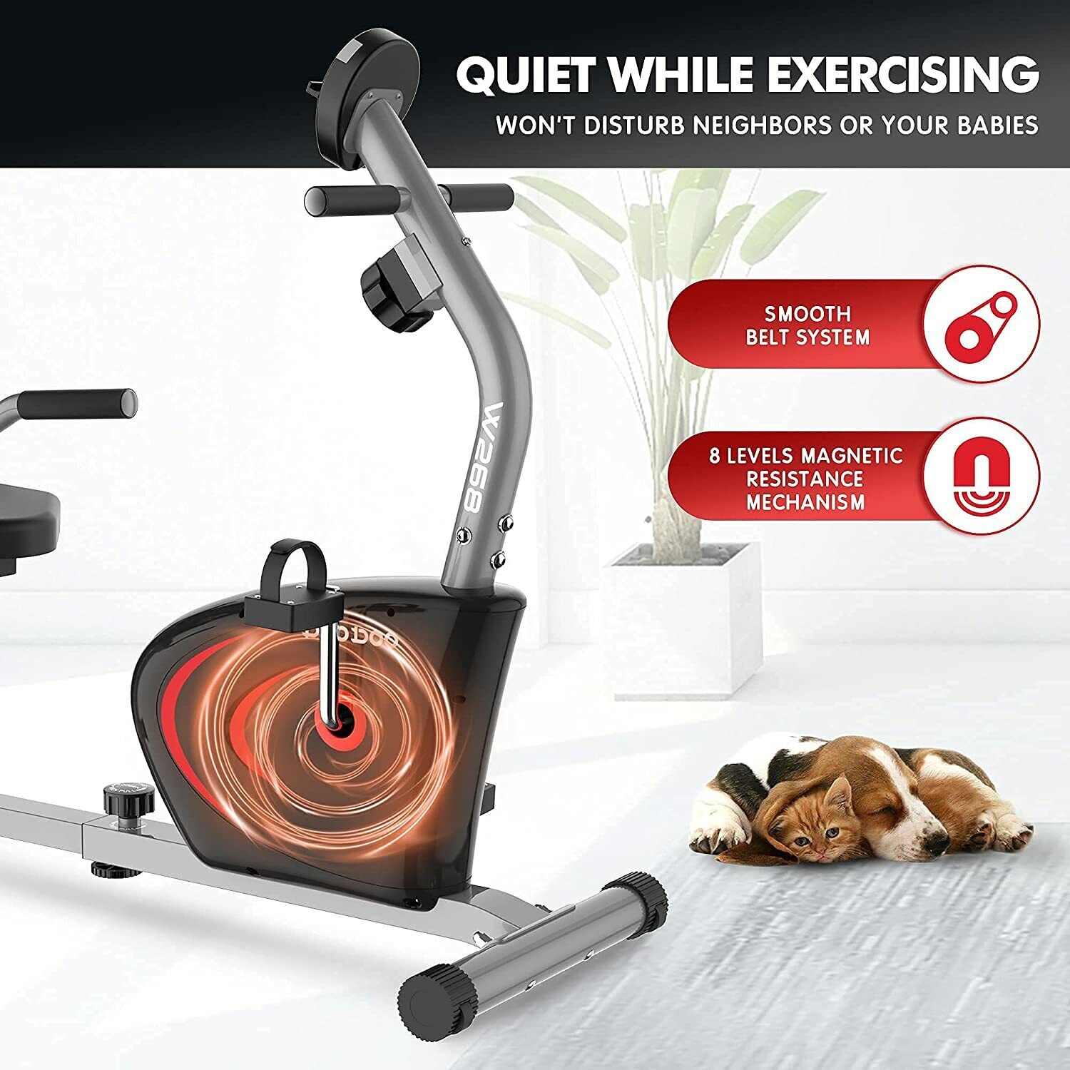 Recumbent Stationary Exercise Bike