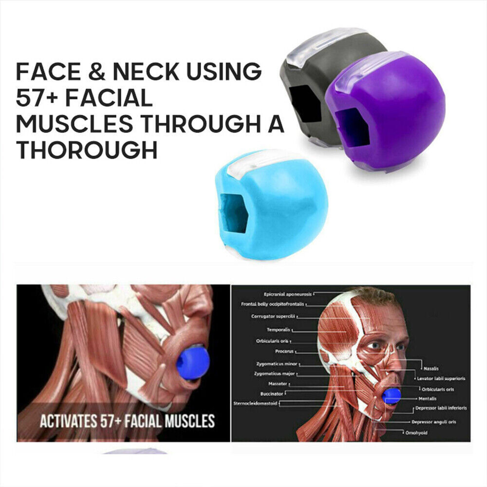 Jawline Exerciser - Neck, Face, Jaw Fitness Ball