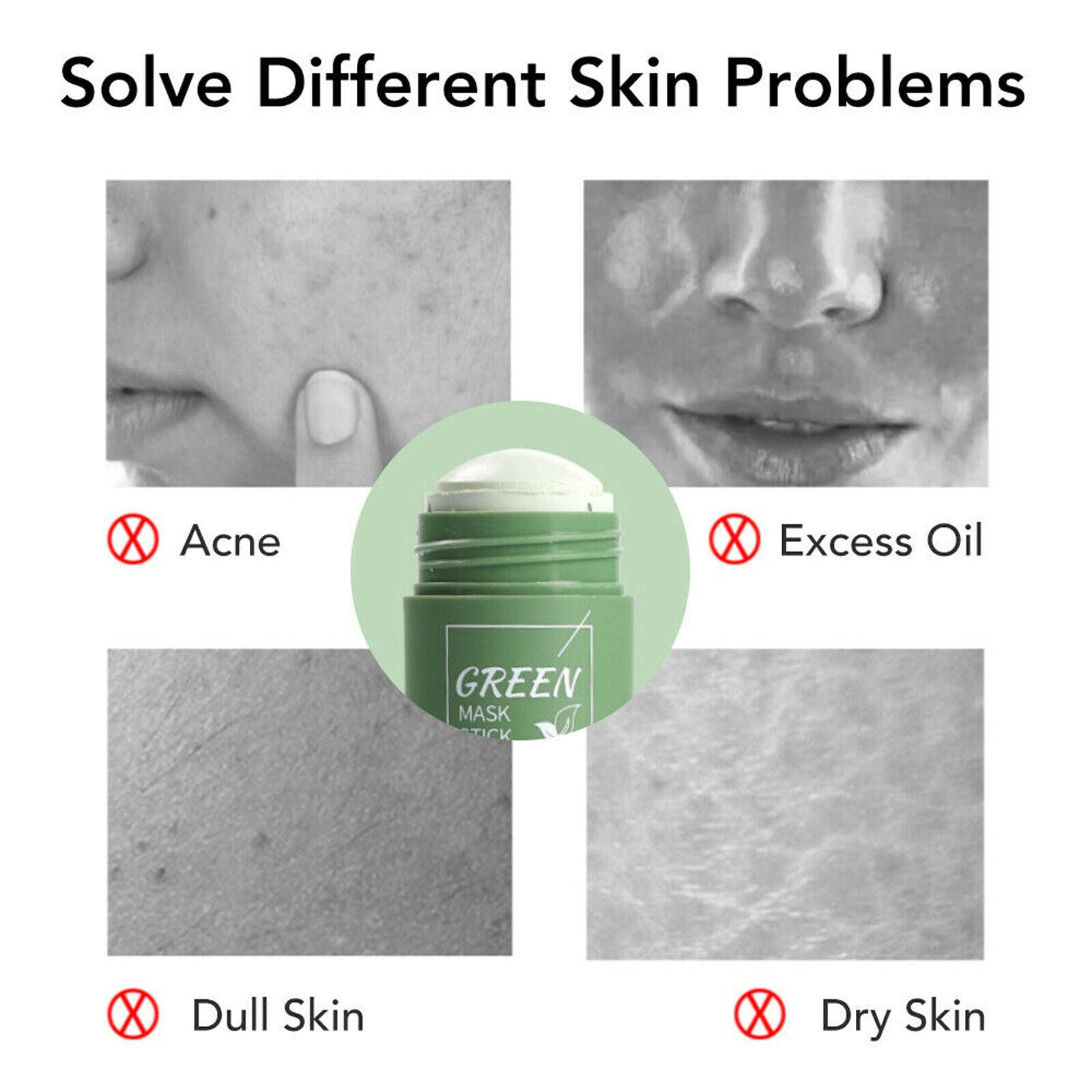 Green Tea Clay Cleansing Mask Stick
