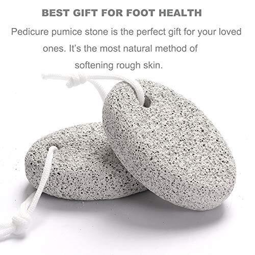 Natural Pumice Stone Pedicure Foot Scrubber - 2 Pack