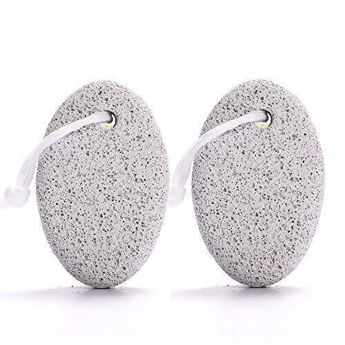 Natural Pumice Stone Pedicure Foot Scrubber - 2 Pack