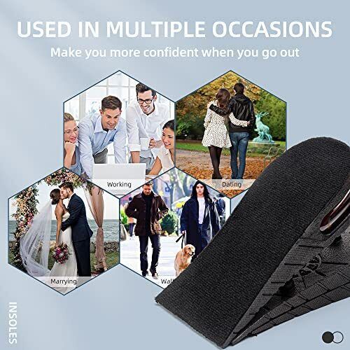 Heel Lift Insoles - Height Increasers